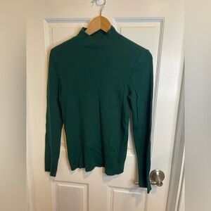 St. John Women’s Emerald Green Wool Blend Knit Top M